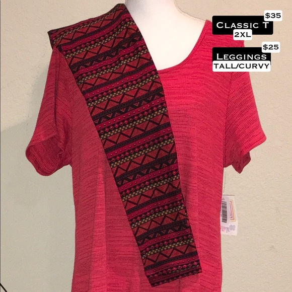 LuLaRoe Tops - 2XL LuLaRoe Classic T ONLY (No leggings included)